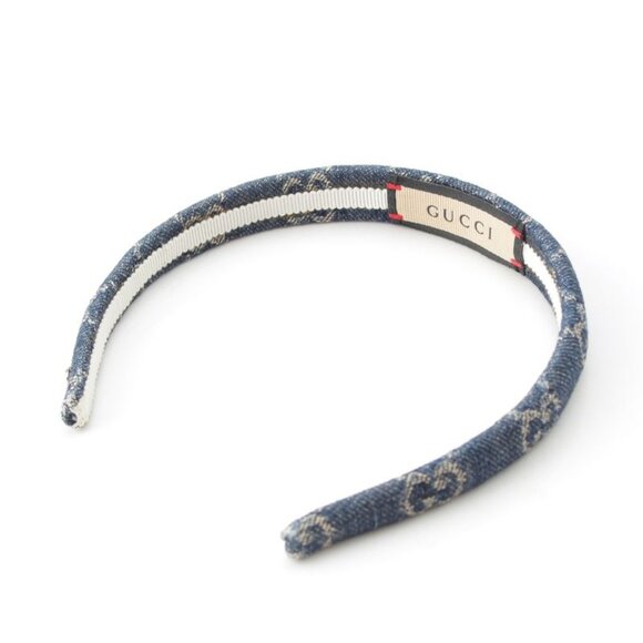 Gucci GG Denim Headband Hair Blue main image 5